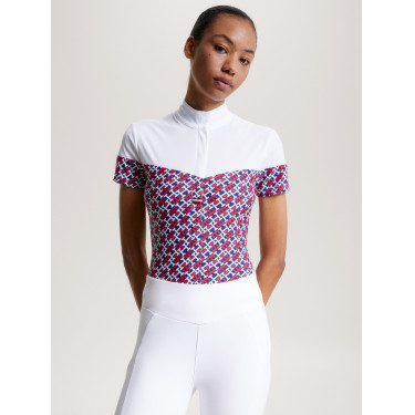 Tommy Hilfiger Equestrian Madison Monogram Turniershirt Damen Kurzarm Tommy Hilfiger Equestrian Madison Monogram Turniershirt Damen Kurzarm