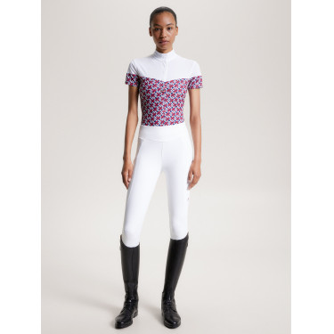 Tommy Hilfiger Equestrian Madison Monogram Turniershirt Damen Kurzarm Tommy Hilfiger Equestrian Madison Monogram Turniershirt Damen Kurzarm