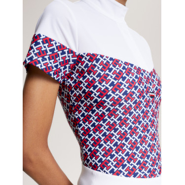 Tommy Hilfiger Equestrian Madison Monogram Turniershirt Damen Kurzarm Tommy Hilfiger Equestrian Madison Monogram Turniershirt Damen Kurzarm