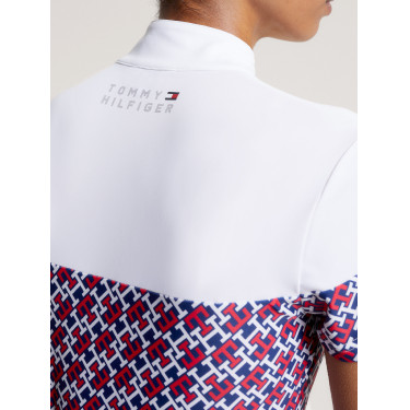 Tommy Hilfiger Equestrian Madison Monogram Turniershirt Damen Kurzarm Tommy Hilfiger Equestrian Madison Monogram Turniershirt Damen Kurzarm