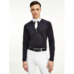 Turnier-Poloshirt Tommy Hilfiger Equestrian langarm Herren