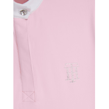 Turnierpolo Tommy Hilfiger Equestrian Performance Strass kurzarm Damen Turnierpolo Tommy Hilfiger Equestrian Performance Strass kurzarm Damen