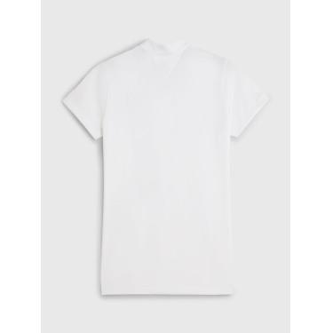 Turnierpolo Tommy Hilfiger Equestrian Performance Strass kurzarm Damen Weiß Weiß Turnierpolo Tommy Hilfiger Equestrian Performance Strass kurzarm Damen Weiß Weiß