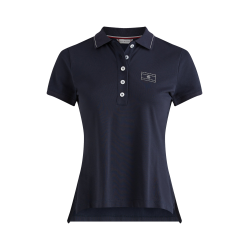 Tommy Hilfiger Equestrian Polo mit Strass, kurzärmelig für Damen Tommy Hilfiger Equestrian Polo mit Strass, kurzärmelig für Damen