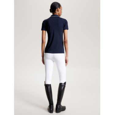 Tommy Hilfiger Equestrian Harlem Damen Poloshirt mit kurzen Ärmeln Tommy Hilfiger Equestrian Harlem Damen Poloshirt mit kurzen Ärmeln