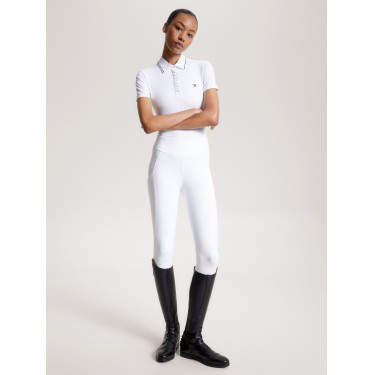 Tommy Hilfiger Equestrian Harlem Damen Poloshirt mit kurzen Ärmeln Tommy Hilfiger Equestrian Harlem Damen Poloshirt mit kurzen Ärmeln