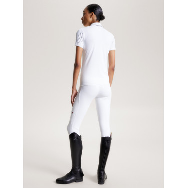 Tommy Hilfiger Equestrian Harlem Damen Poloshirt mit kurzen Ärmeln Tommy Hilfiger Equestrian Harlem Damen Poloshirt mit kurzen Ärmeln