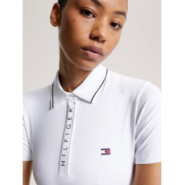Tommy Hilfiger Equestrian Harlem Damen Poloshirt mit kurzen Ärmeln Tommy Hilfiger Equestrian Harlem Damen Poloshirt mit kurzen Ärmeln
