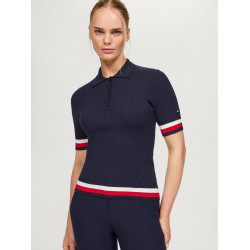 Tommy Hilfiger Equestrian Lenox Polo mit Pullover-Effekt für Damen