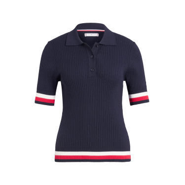 Tommy Hilfiger Equestrian Lenox Polo mit Pullover-Effekt für Damen Tommy Hilfiger Equestrian Lenox Polo mit Pullover-Effekt für Damen