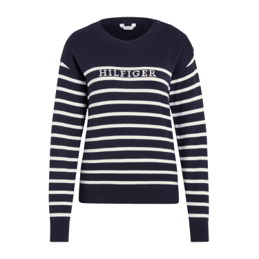 Tommy Hilfiger Equestrian Fairflied Damen-Marinière-Pullover Tommy Hilfiger Equestrian Fairflied Damen-Marinière-Pullover