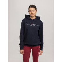 Unisex Grafik-Kapuzenpullover Tommy Hilfiger Equestrian Williamsburg Marineblau