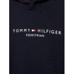 Unisex Grafik-Kapuzenpullover Tommy Hilfiger Equestrian Williamsburg Marineblau