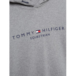 Unisex Grafik-Kapuzenpullover Tommy Hilfiger Equestrian Williamsburg Mischgrau