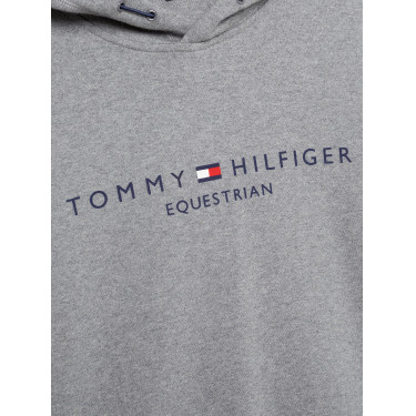 Unisex Grafik-Kapuzenpullover Tommy Hilfiger Equestrian Williamsburg Mischgrau