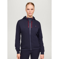 Damen-Zip-Sweatshirt Tommy Hilfiger Equestrian Kingston Marineblau