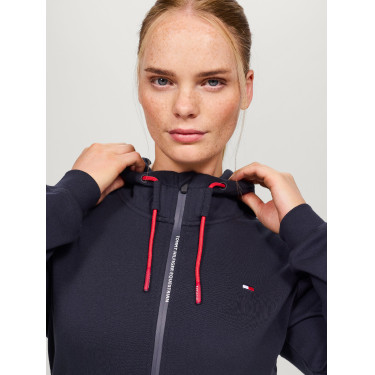 Damen-Zip-Sweatshirt Tommy Hilfiger Equestrian Kingston Damen-Zip-Sweatshirt Tommy Hilfiger Equestrian Kingston