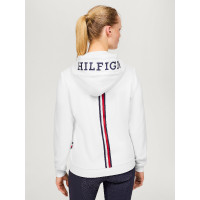 Damen-Zip-Sweatshirt Tommy Hilfiger Equestrian Kingston Marineblau
