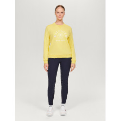 Grafik-Sweatshirt Tommy Hilfiger Equestrian Evans Damen Zitronen-Ella Gelb