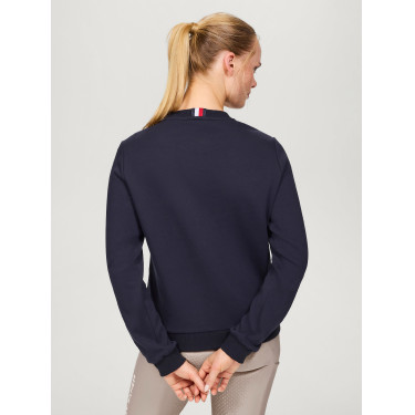 Grafik-Sweatshirt Tommy Hilfiger Equestrian Evans Damen Marineblau Grafik-Sweatshirt Tommy Hilfiger Equestrian Evans Damen Marineblau