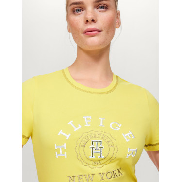 Grafisches T-Shirt Tommy Hilfiger Equestrian Newport Damen kurzärmelig Grafisches T-Shirt Tommy Hilfiger Equestrian Newport Damen kurzärmelig