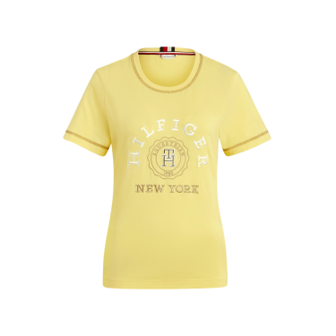Grafisches T-Shirt Tommy Hilfiger Equestrian Newport Damen kurzärmelig Grafisches T-Shirt Tommy Hilfiger Equestrian Newport Damen kurzärmelig