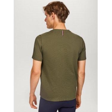 Tommy Hilfiger Equestrian Williamsburg Grafik-T-Shirt mit kurzen Ärmeln für Herren Tommy Hilfiger Equestrian Williamsburg Grafik-T-Shirt mit kurzen Ärmeln für Herren