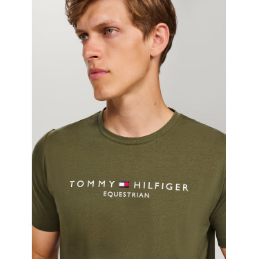 Tommy Hilfiger Equestrian Williamsburg Grafik-T-Shirt mit kurzen Ärmeln für Herren Tommy Hilfiger Equestrian Williamsburg Grafik-T-Shirt mit kurzen Ärmeln für Herren