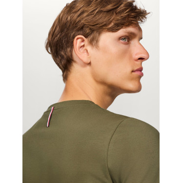 Tommy Hilfiger Equestrian Williamsburg Grafik-T-Shirt mit kurzen Ärmeln für Herren Tommy Hilfiger Equestrian Williamsburg Grafik-T-Shirt mit kurzen Ärmeln für Herren