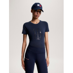 T-Shirt Tommy Hilfiger Equestrian Manhattan Damen Kurzarm