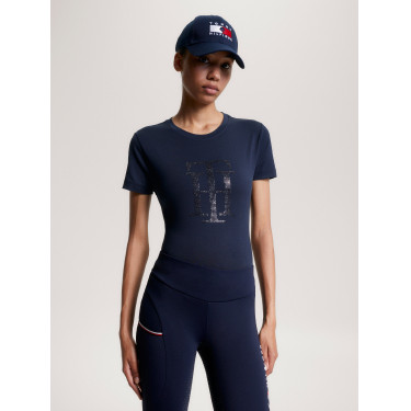 T-Shirt Tommy Hilfiger Equestrian Manhattan Damen Kurzarm T-Shirt Tommy Hilfiger Equestrian Manhattan Damen Kurzarm