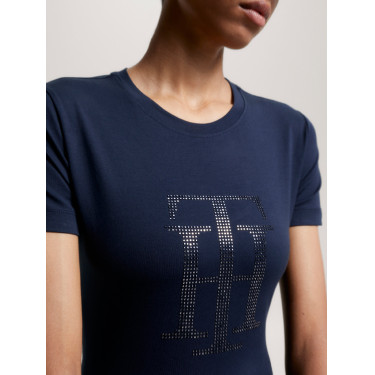 T-Shirt Tommy Hilfiger Equestrian Manhattan Damen Kurzarm T-Shirt Tommy Hilfiger Equestrian Manhattan Damen Kurzarm