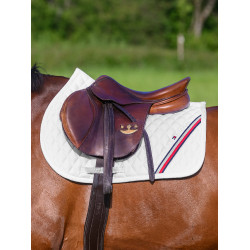 CSO-Satteldecke Tommy Hilfiger Equestrian Stanford Weiß Weiß CSO-Satteldecke Tommy Hilfiger Equestrian Stanford Weiß Weiß