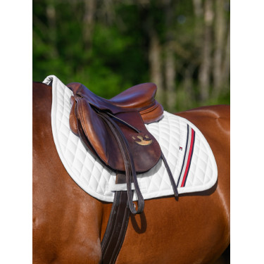 CSO-Satteldecke Tommy Hilfiger Equestrian Stanford Weiß Weiß CSO-Satteldecke Tommy Hilfiger Equestrian Stanford Weiß Weiß