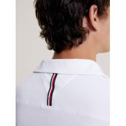 Tommy Hilfiger Equestrian Harlem Herren Kurzarm-Poloshirt Weiß Weiß