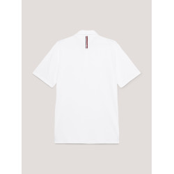 Tommy Hilfiger Equestrian Harlem Herren Kurzarm-Poloshirt Weiß Weiß