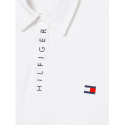 Tommy Hilfiger Equestrian Harlem Herren Kurzarm-Poloshirt Weiß Weiß