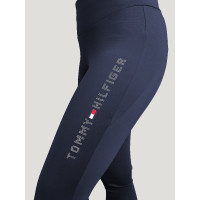 Tommy Hilfiger Equestrian Elmira Damen-Leggings mit Vollbesatz und Strass Marineblau Tommy Hilfiger Equestrian Elmira Damen-Leggings mit Vollbesatz und Strass Marineblau