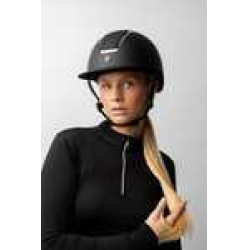 Schimmernder Metall-Helm Monarch II Horze Schwarz / schwarz Schimmernder Metall-Helm Monarch II Horze Schwarz / schwarz