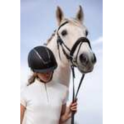 Schimmernder Metall-Helm Monarch II Horze Schwarz / schwarz Schimmernder Metall-Helm Monarch II Horze Schwarz / schwarz