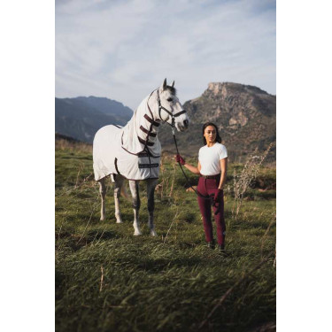 Fliegendecke Horze Paso Fino mit abnehmbarem Halsteil und UV-Schutz Windsor Wine Bordeaux