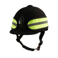 Bandeau réfléchissant pour casque d'équitation Horze Jaune