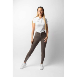 Vollbesatz-Grip-Reithose für alle Jahreszeiten Horze Mira Morchelbraun