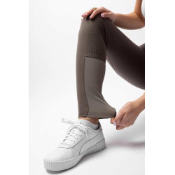 Vollbesatz-Grip-Reithose für alle Jahreszeiten Horze Mira Morchelbraun