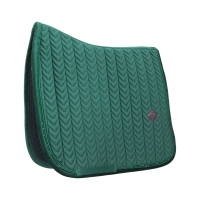 Tapis de selle Velvet Pearls dressage Kentucky Beige