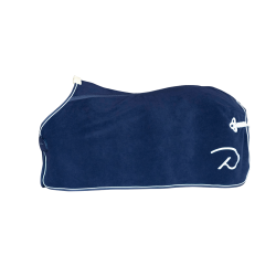 Heavy Fleece-Decke Dy'on Marine Marineblau