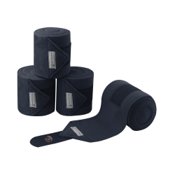 Waldhausen Fleecebandagen Modern Rosé Mitternachtsblau