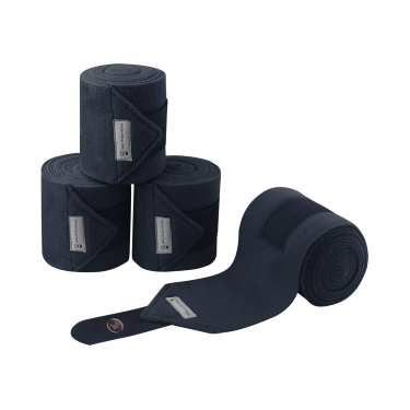 Waldhausen Fleecebandagen Modern Rosé Mitternachtsblau