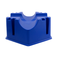 Block für Stangen Waldhausen Blau