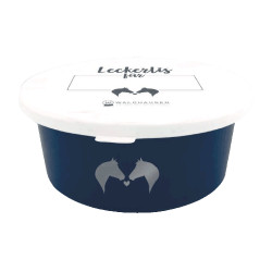 Lucky-Leckerlischale mit Deckel Weiß Wei&amp;szlig;